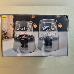 Harley-Davidson Stemless wine glasses